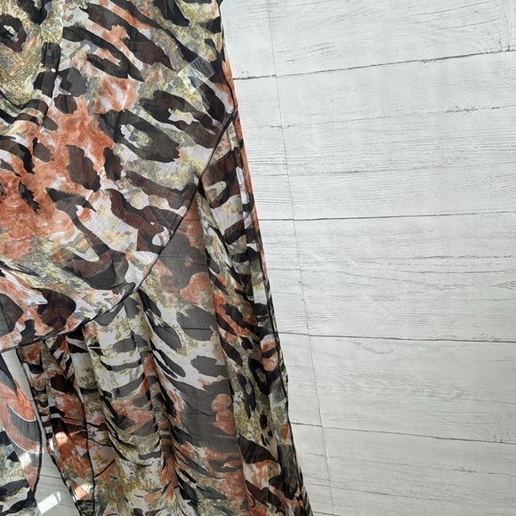 Sunflower Mutiple Color Pattered Long Cardigan | ONE SIZE - Picture 4 of 6